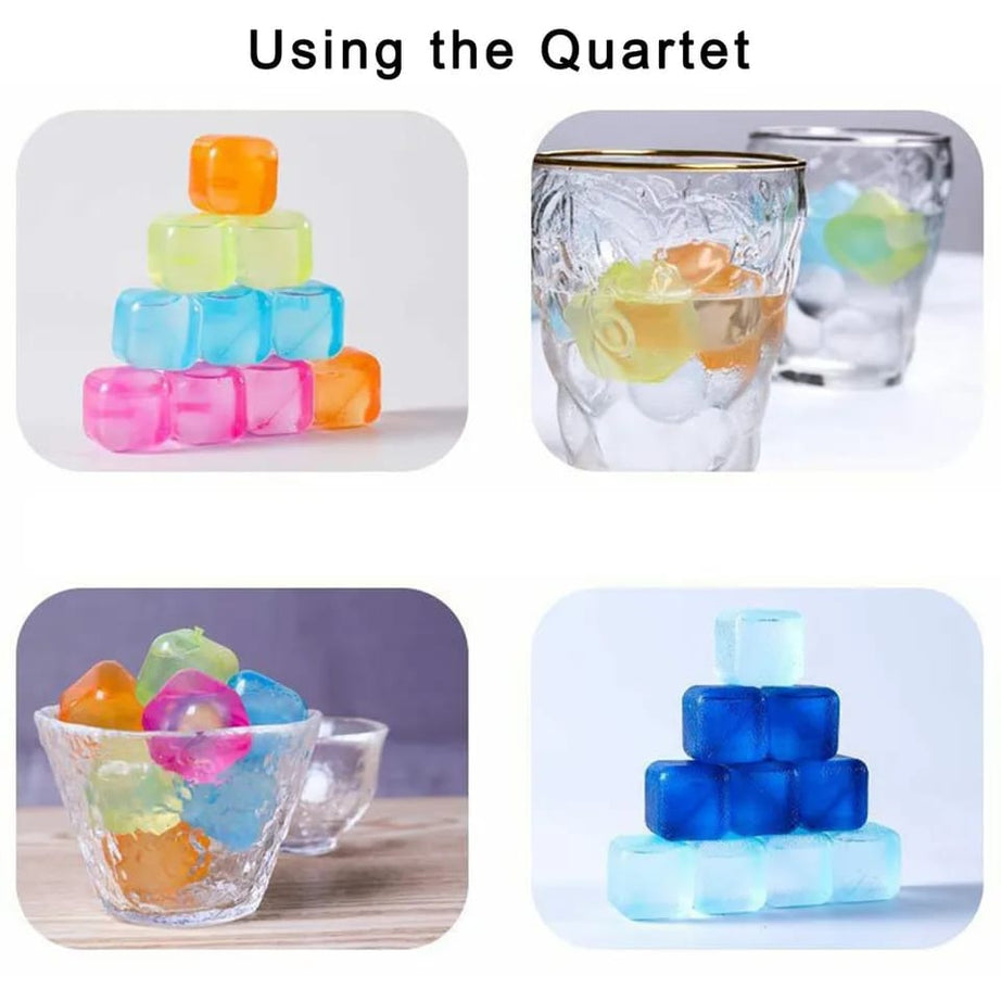 Grand Sale Offer Avail Buy 10 get 10 Free Offer Plastic Reusable Ice Cubes of Fashionable and Stylish Square Ice 20 Pcs in Rs 999