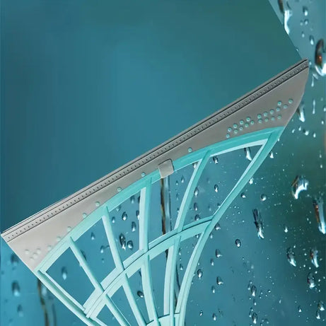 Plastic Silicone Wiper Broom Durable Floor and Glass Home Cleaning Tool with Long Handle