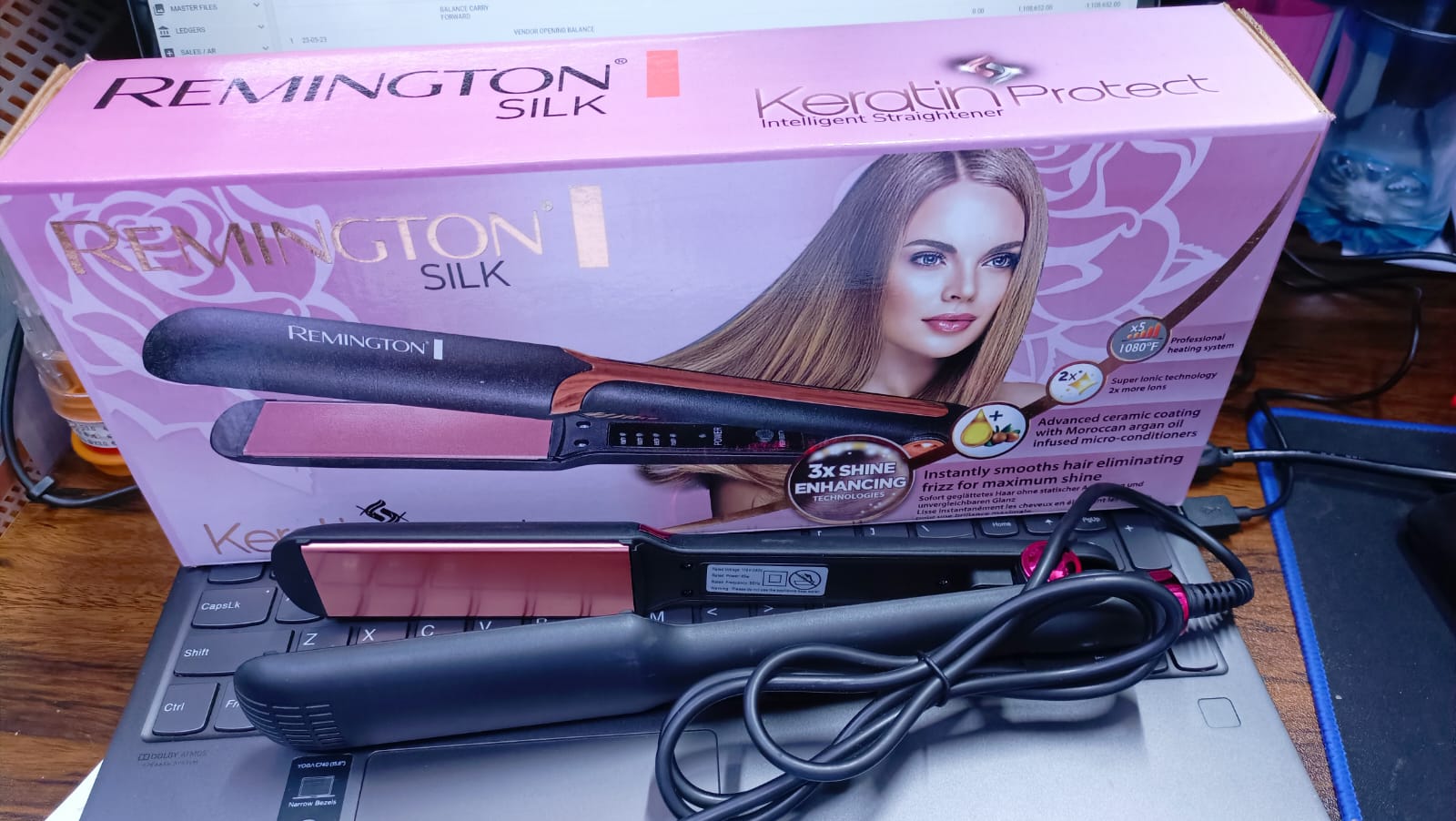 Imported REMINGTON Keratin Protect Hair Straightener