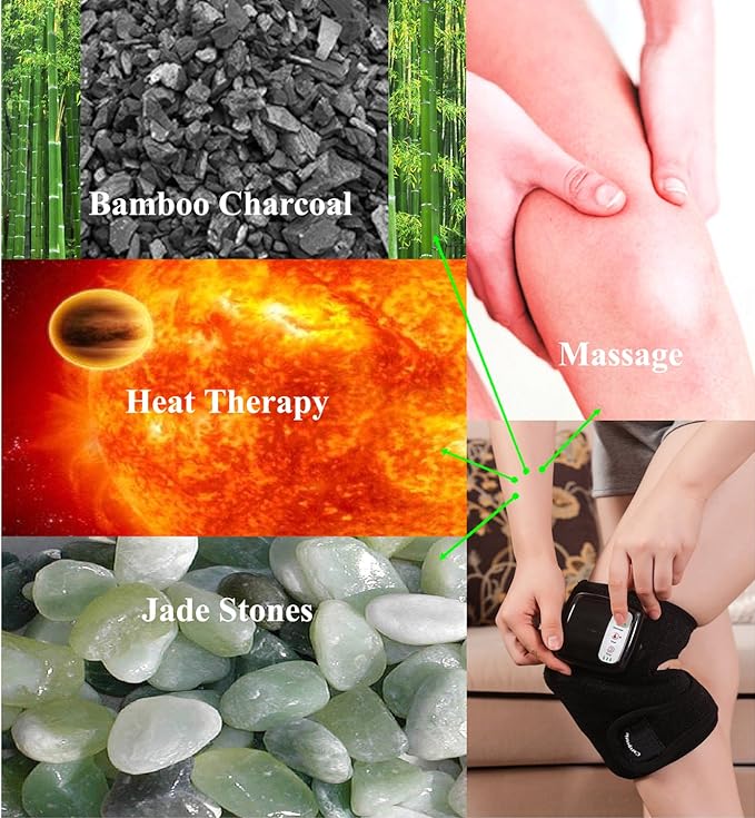 Rechargeable Knee Physiotherapy and Detox Massager Therapy With Powerful Vibration Massage To Maximize Relaxation And Ease Pain