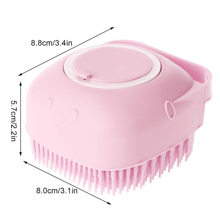 Buy 1 get 1 Free Ultra Soft Magic Silicon Bath and Body Brush with Soap Dispenser Scrubber