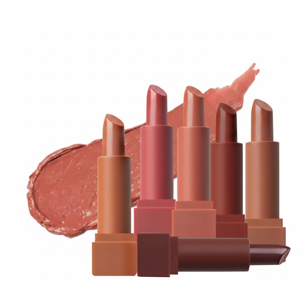 PUMPKIN COLOR MATTE LONG-LASTING LIPSTICK SET 6 Pcs Pack Rs 899