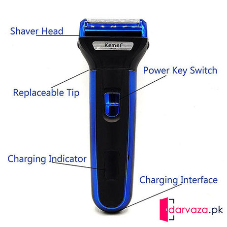 kemei 3 in 1 Multi Functional Trimmer Rechargeable Shaver