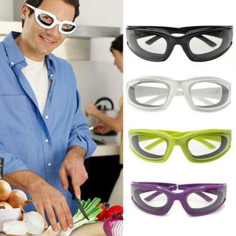 New Tears Free Onion Goggles Glasses Kitchen Slicing Eye Protect Built In Sponge Darvaza Special Giveaway in Rs 499