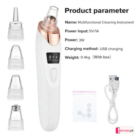 Multifunctional Cleaning Instrument For Pore Acne Pimple Removal and Vacuum Suction Facial Pore Cleaner