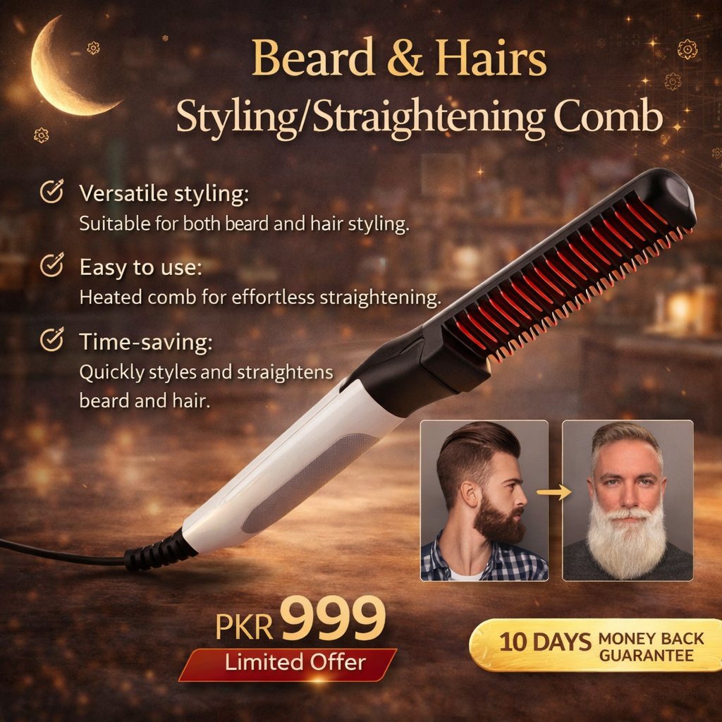 Beard & Hairs Styling/Straightening Comb