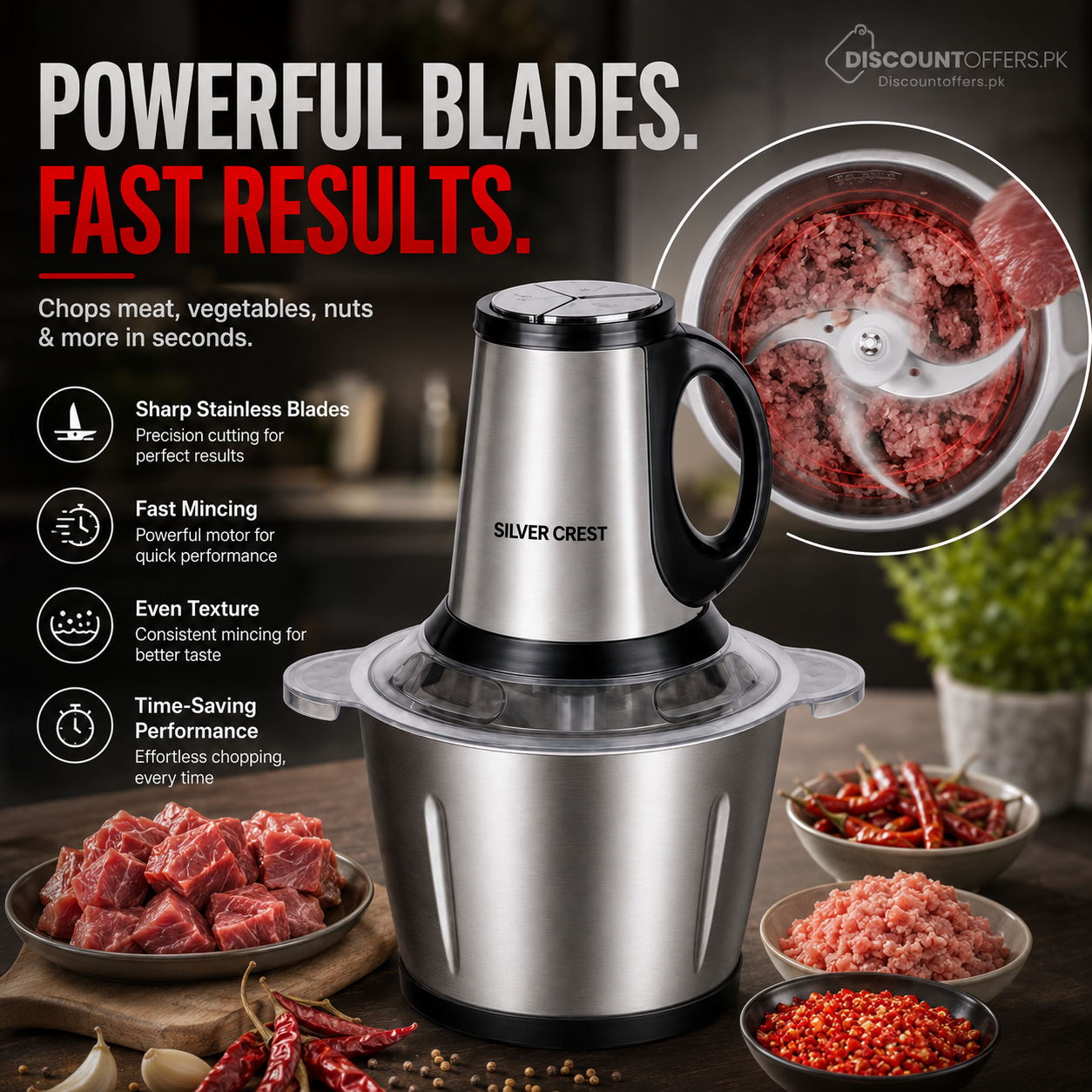 Meat Grinder Chopper Blender