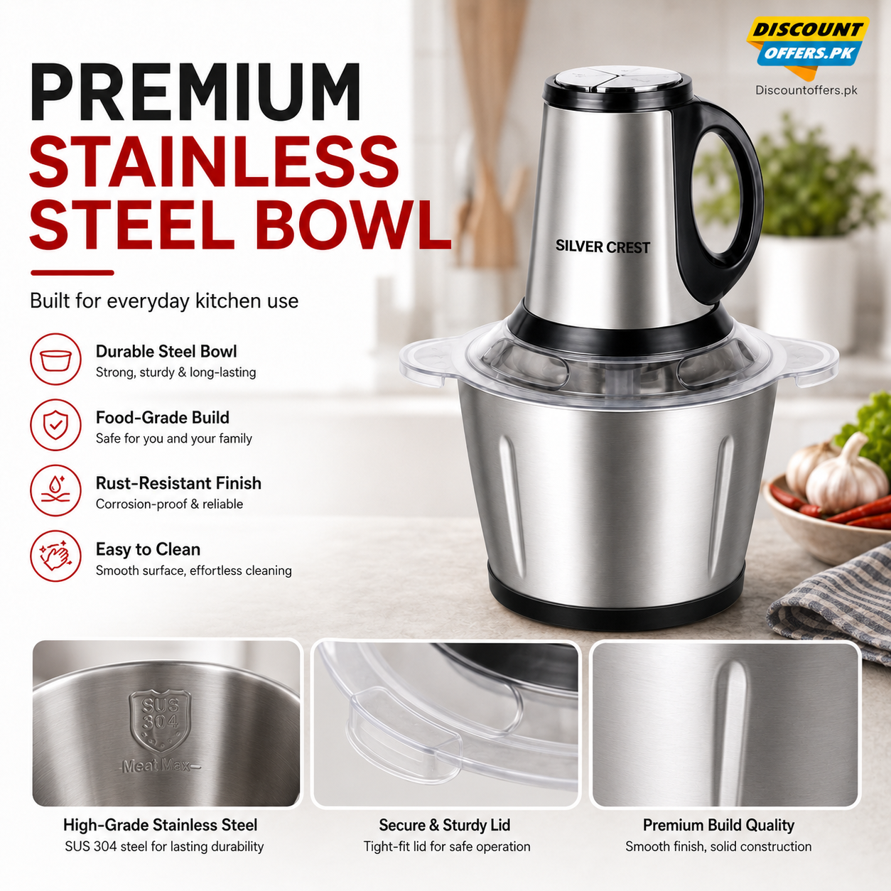 Meat Grinder Chopper Blender