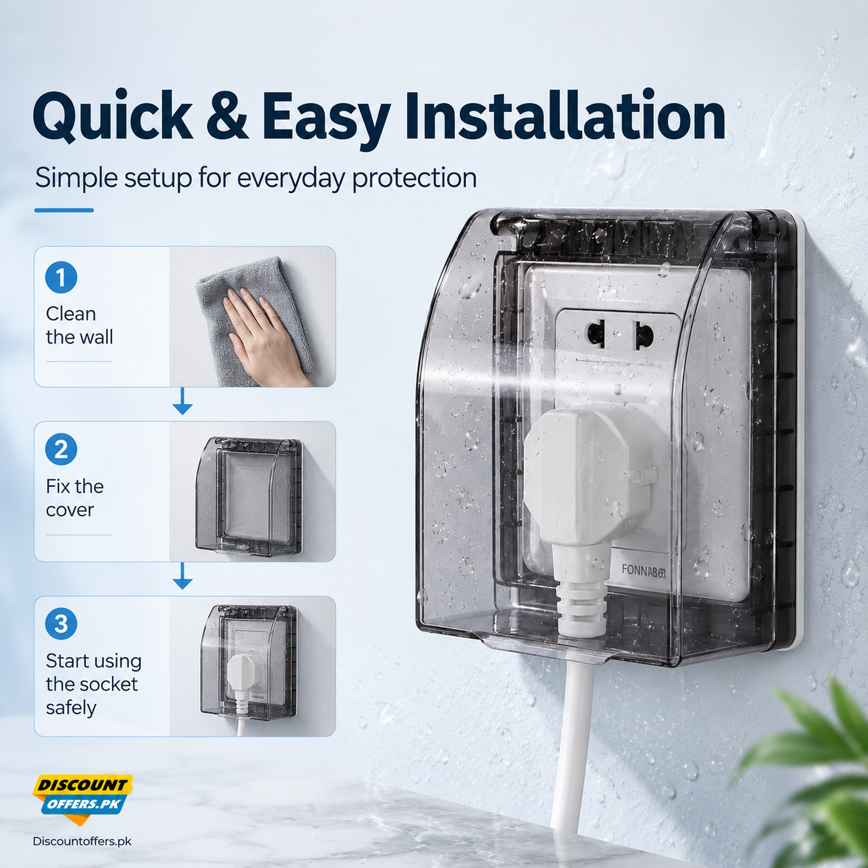 Waterproof Wall Socket Protection Cover