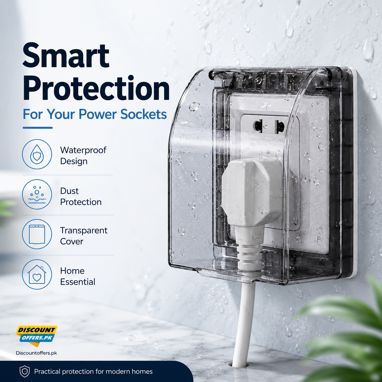 Waterproof Wall Socket Protection Cover