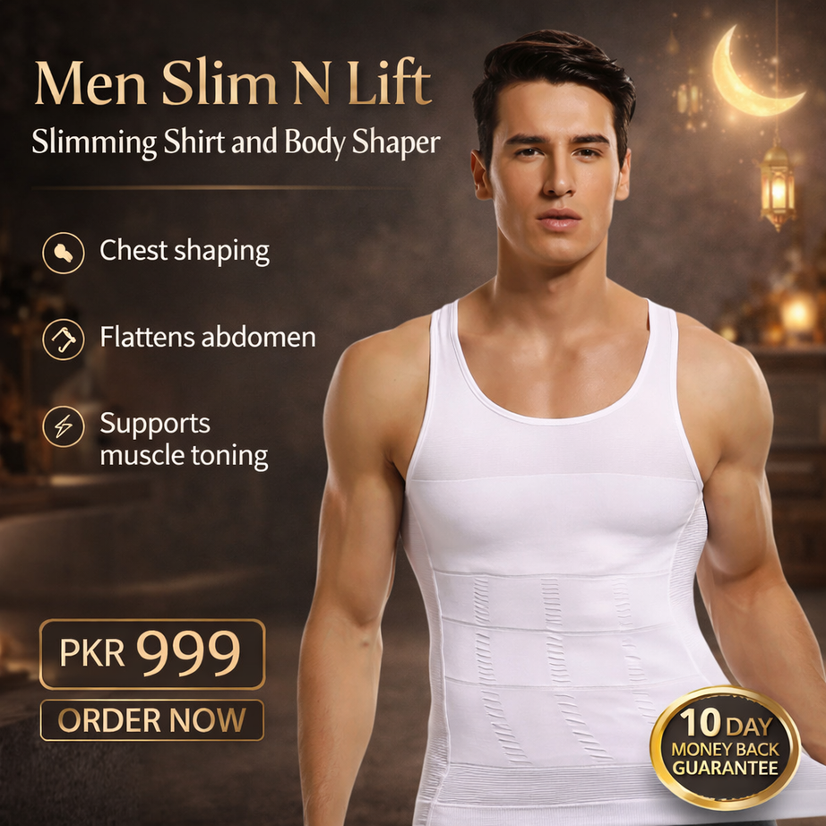 Men Slim N Lift Slimming Shirt and Body Shaper