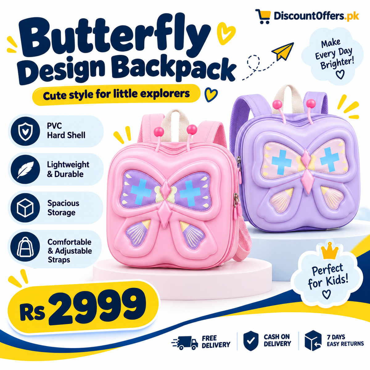 Butterfly Design Backpack