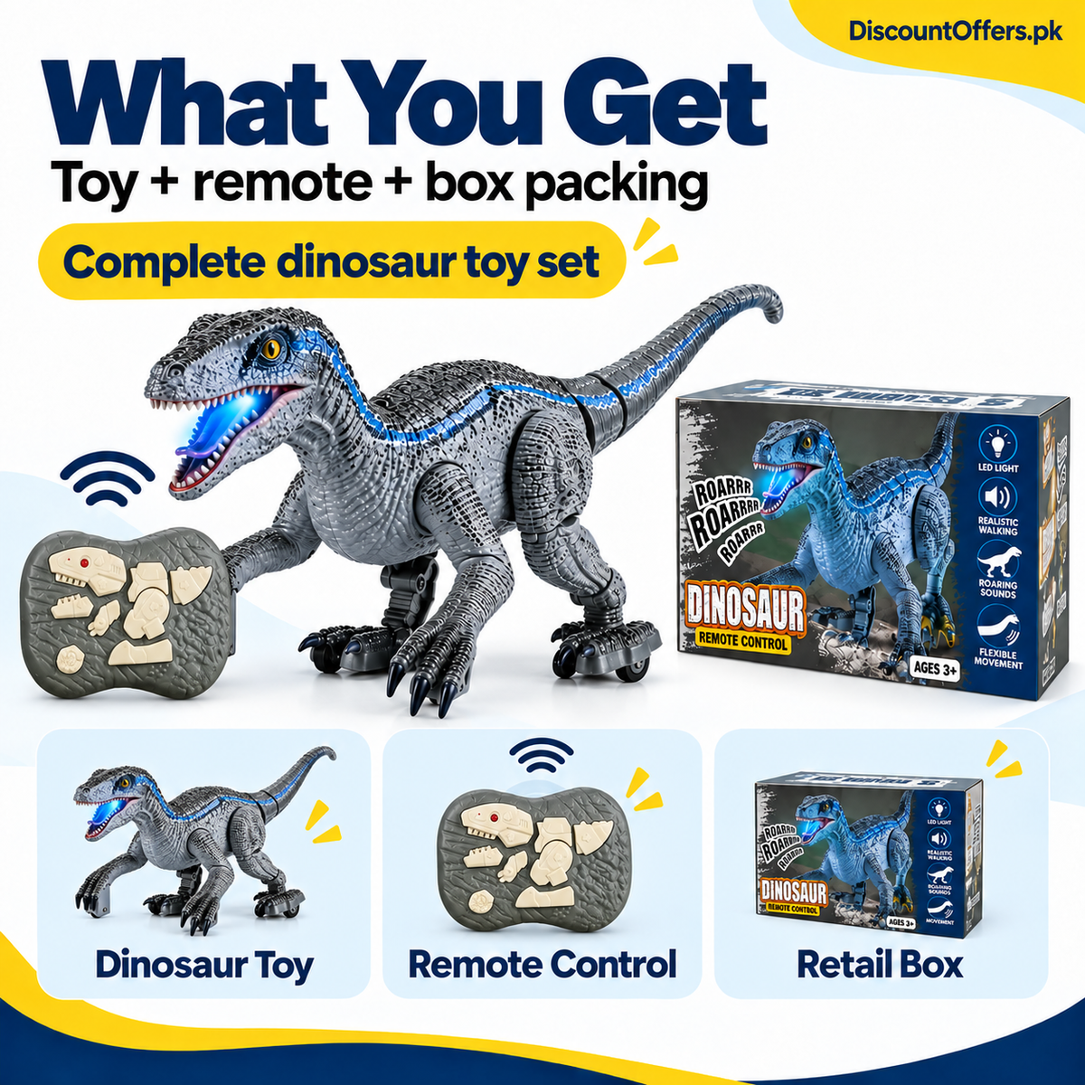 Remote Control Dinosaur Toy