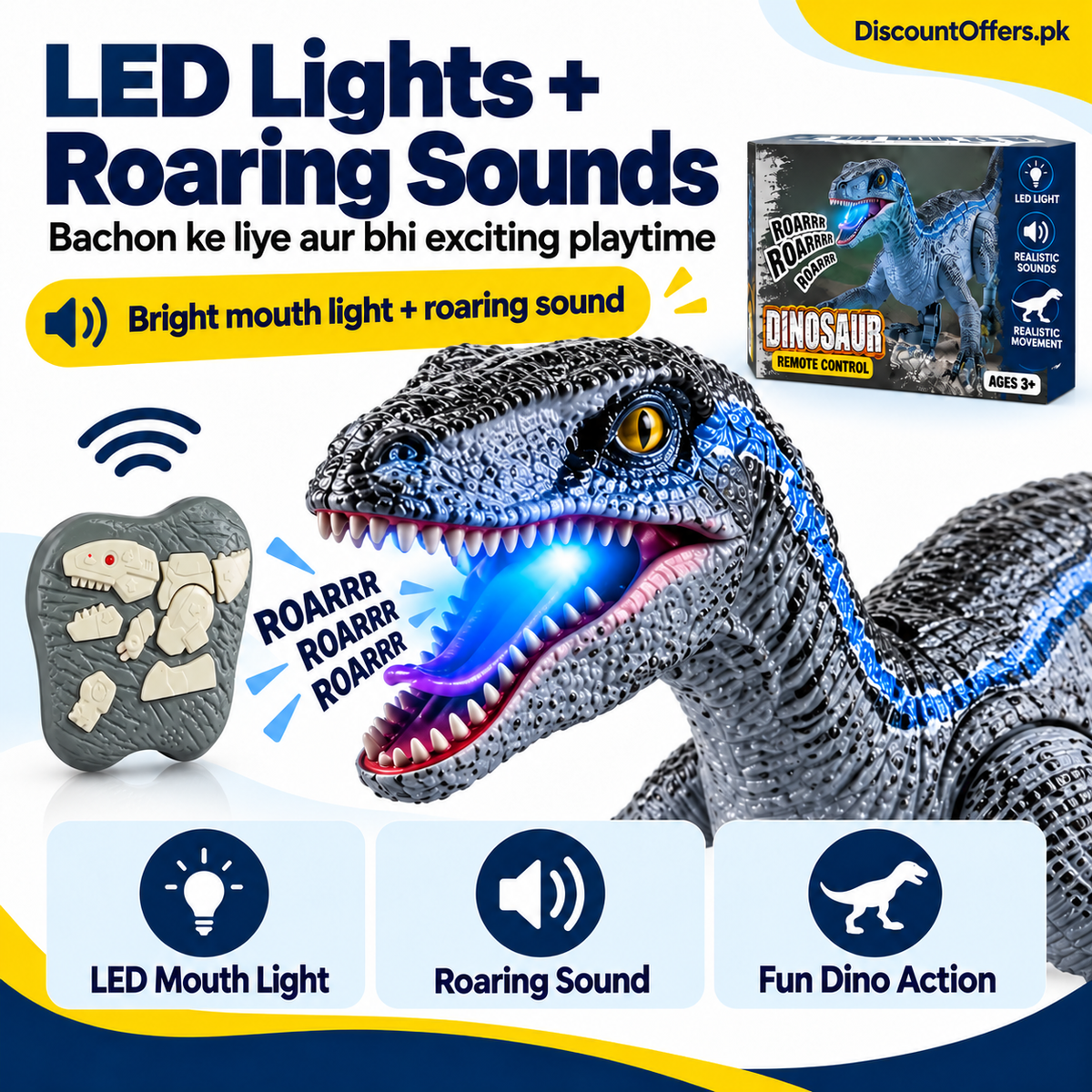 Remote Control Dinosaur Toy