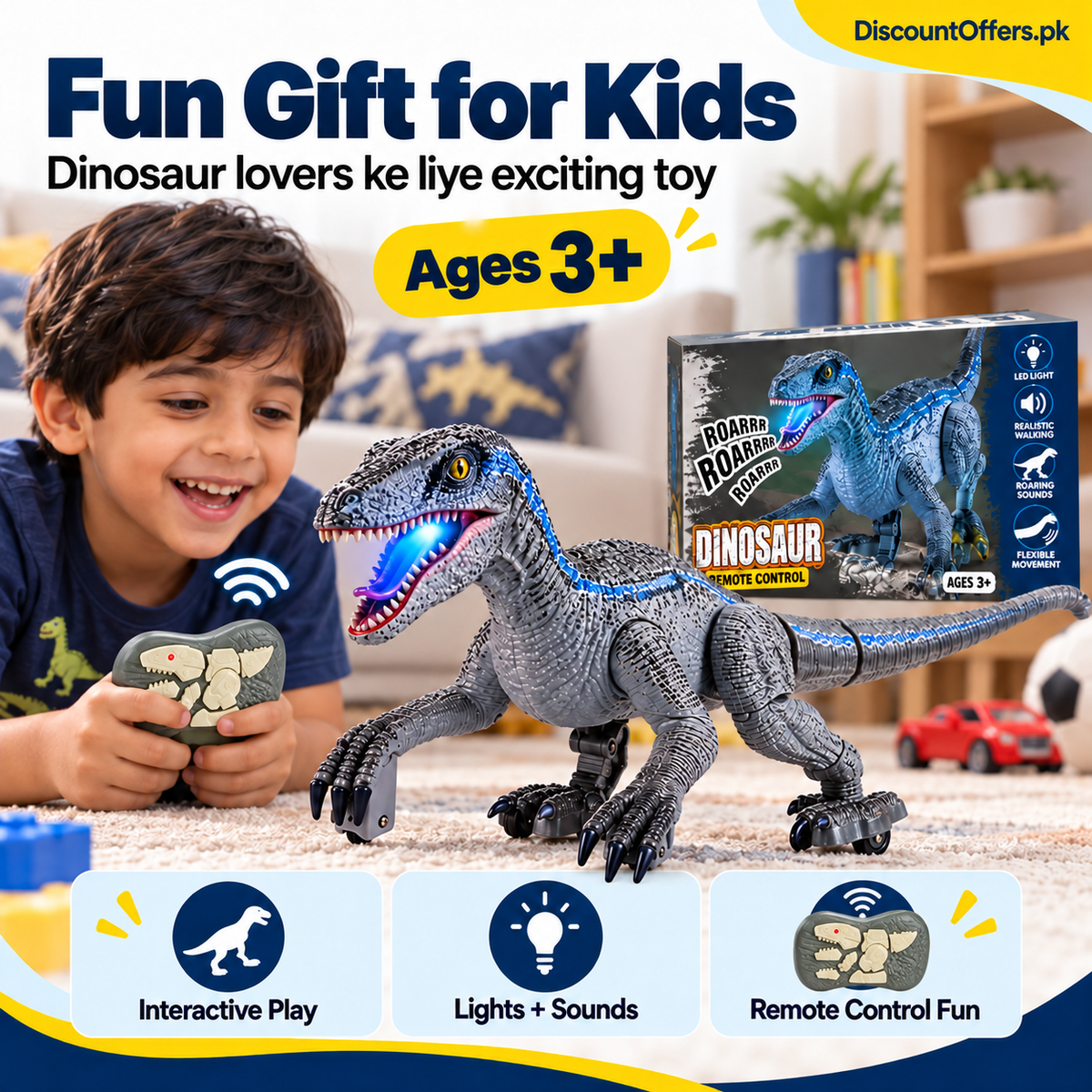 Remote Control Dinosaur Toy