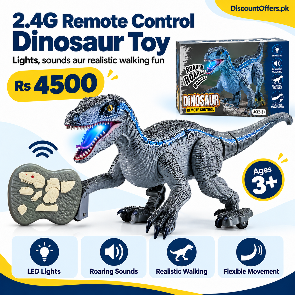 Remote Control Dinosaur Toy
