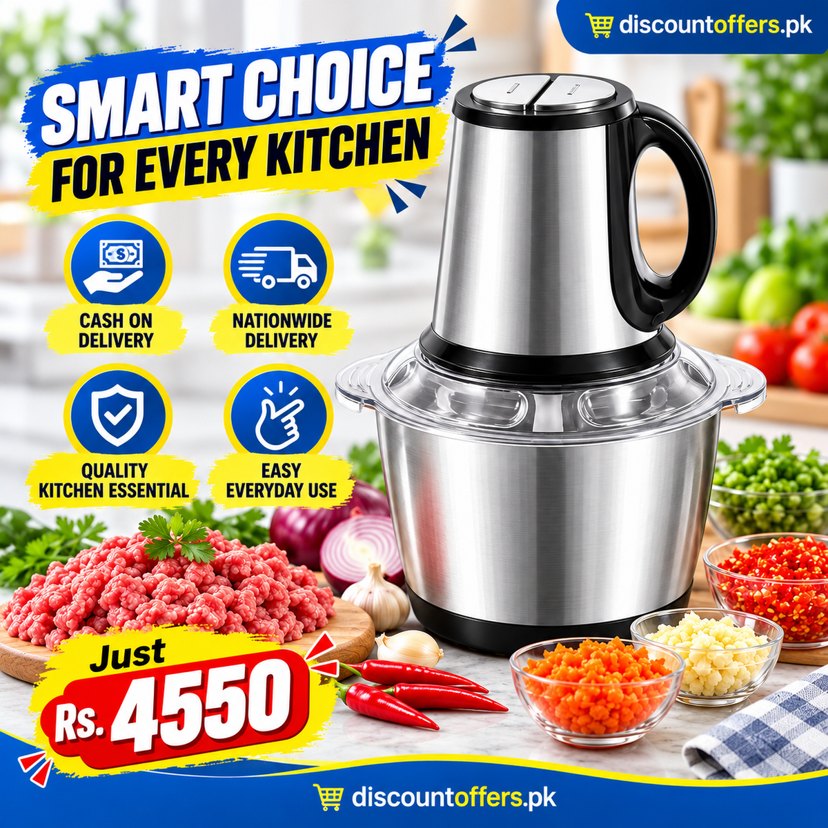 Meat Grinder Chopper Blender