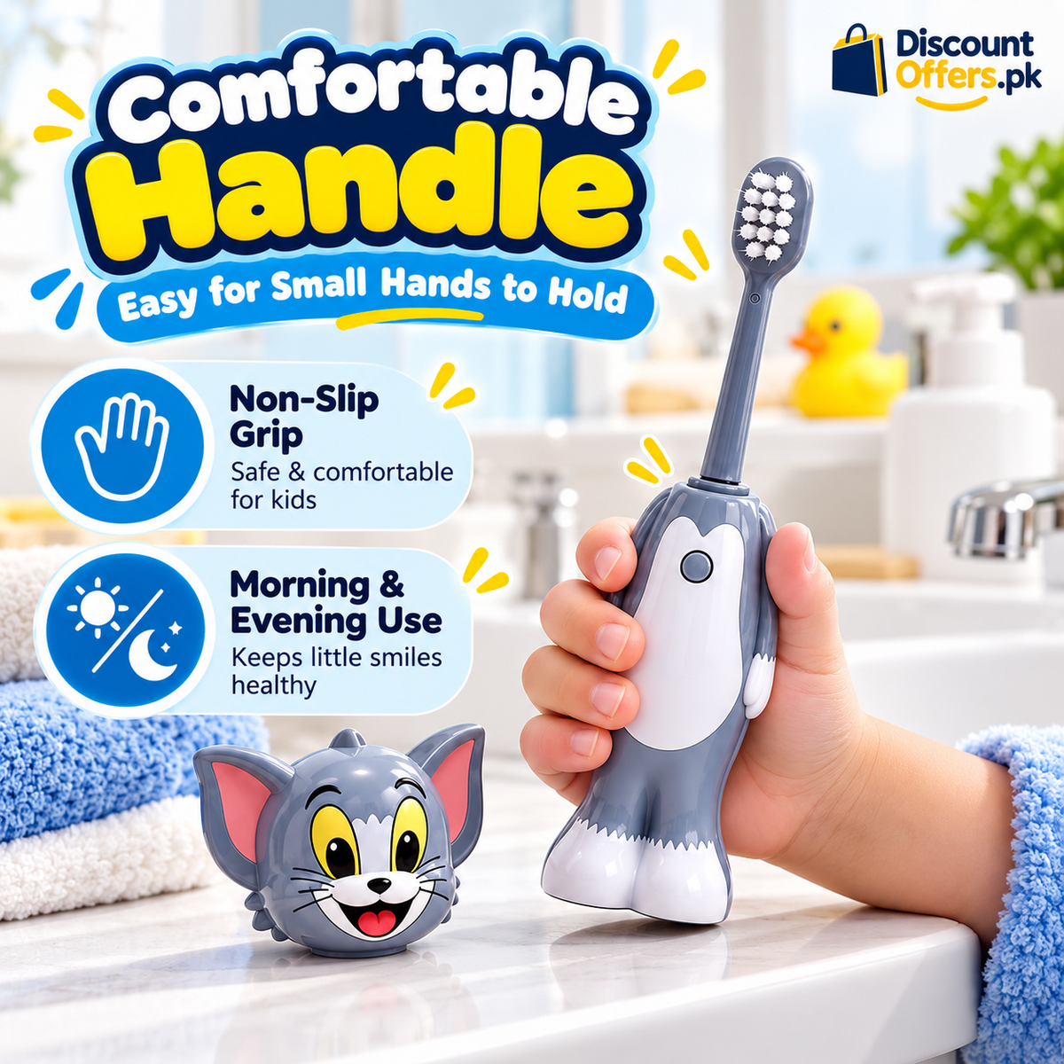 Tom and Jerry Cartoon Kids Toothbrush