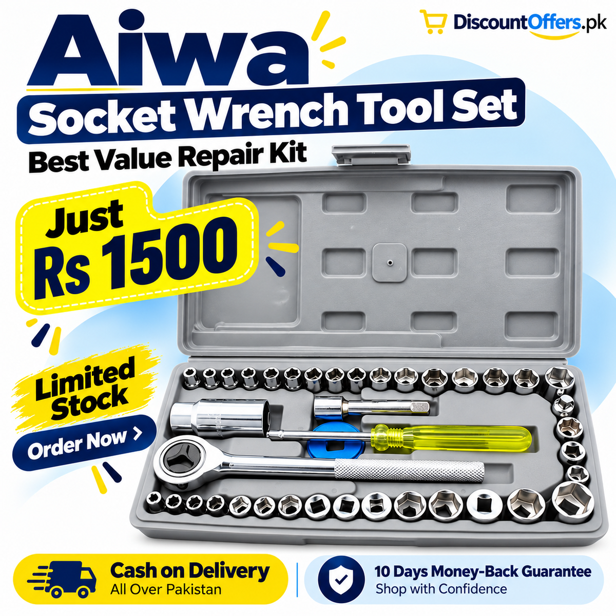 Aiwa Socket Wrench Tool Set