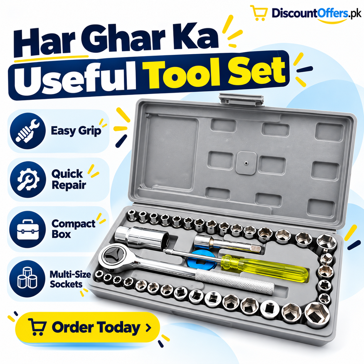 Aiwa Socket Wrench Tool Set