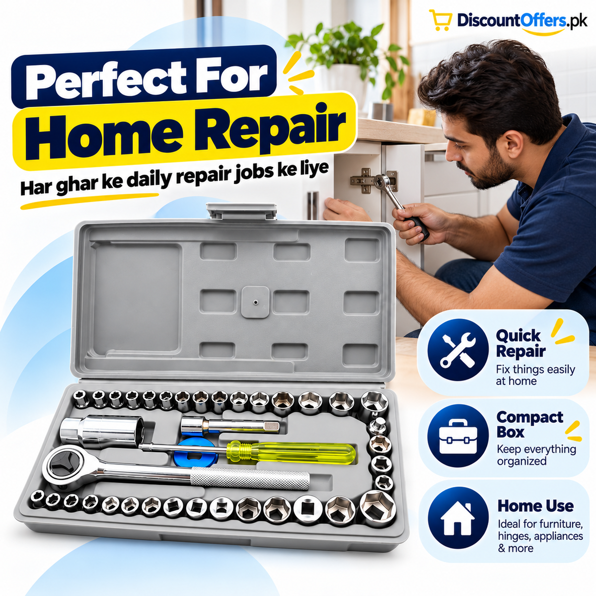Aiwa Socket Wrench Tool Set