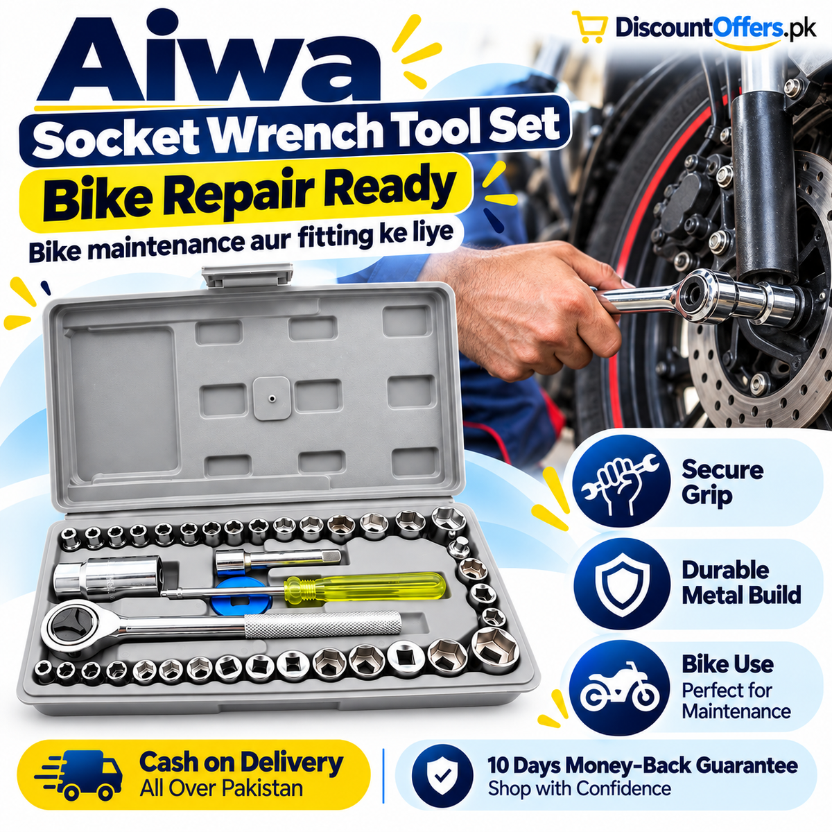 Aiwa Socket Wrench Tool Set