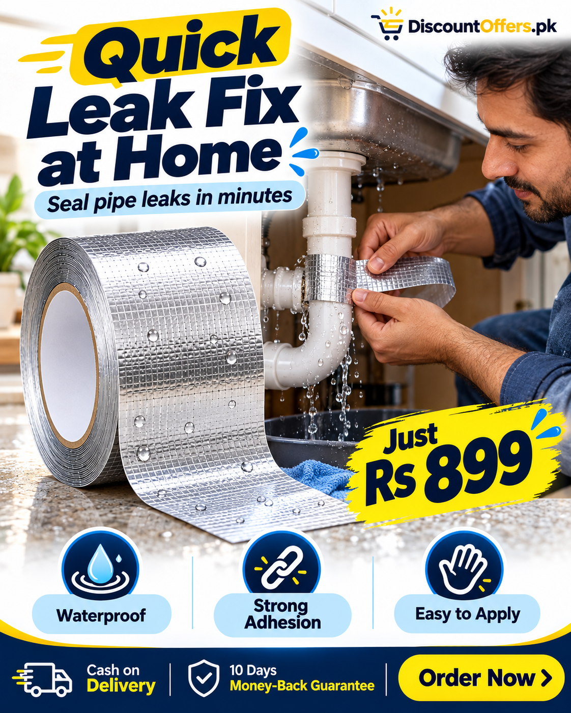 Aluminum Foil Waterproof Repair Tape
