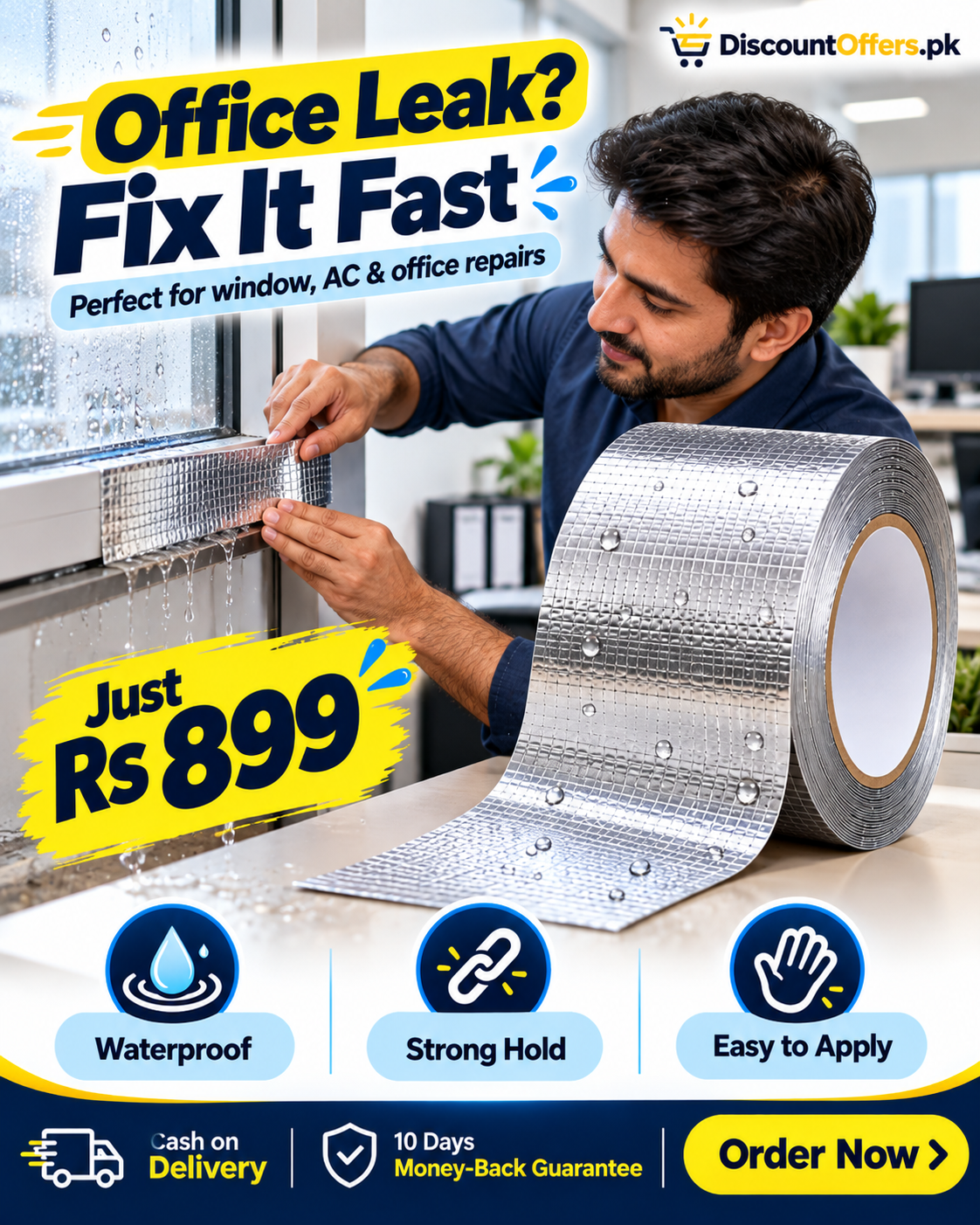 Aluminum Foil Waterproof Repair Tape