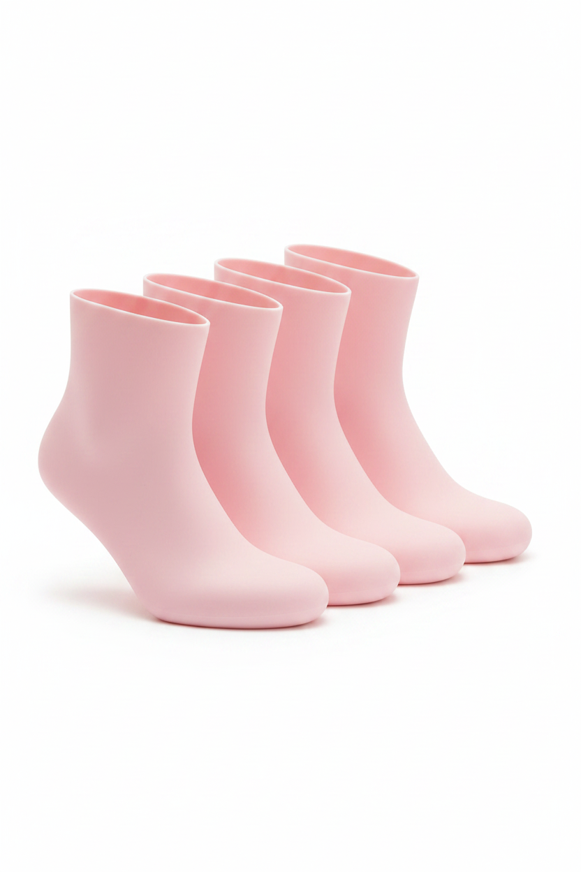 Buy 1 Pair Get 1 Pair Free Offer 4 Pcs Silicone Moisturizing Socks for Foot Care