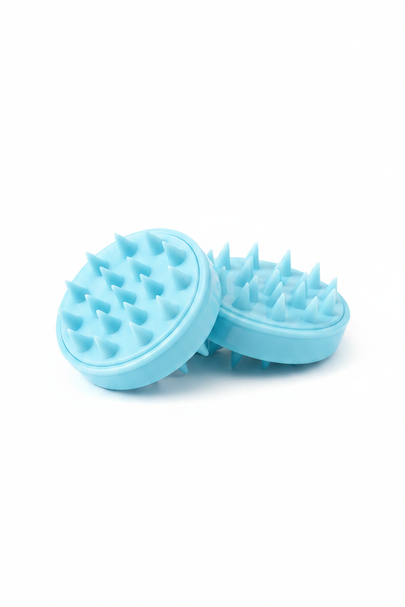Pack of 2 Soft Silicone Scalp Relaxing Massager