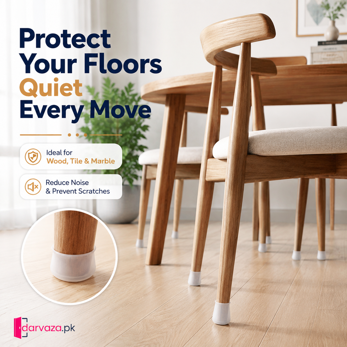 Pack of 38 Anti Slip Silicone Chair Covers