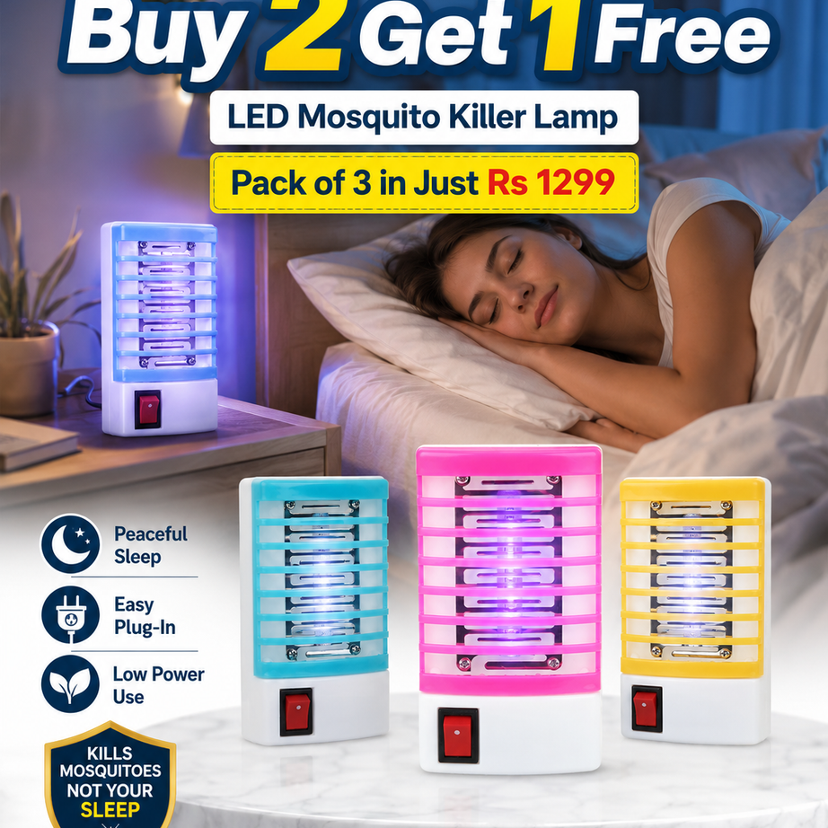 LED Mosquito Killer Lamp – Buy 2 Get 1 Free