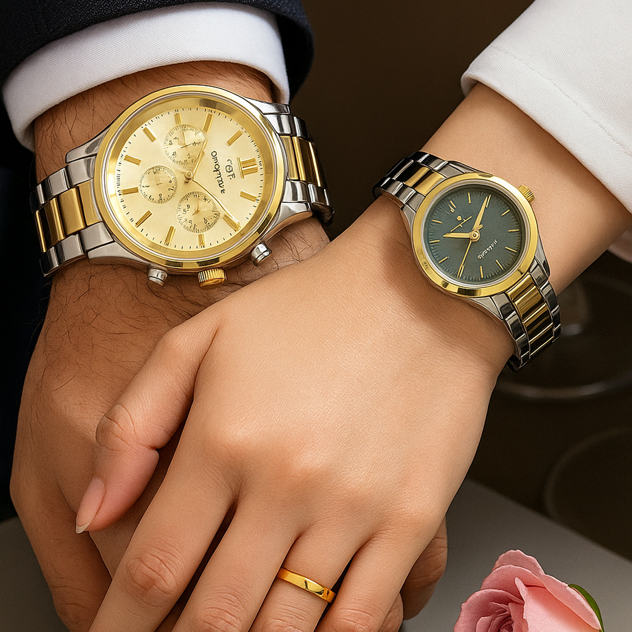 Gold AuraBond Couple Watch Edition