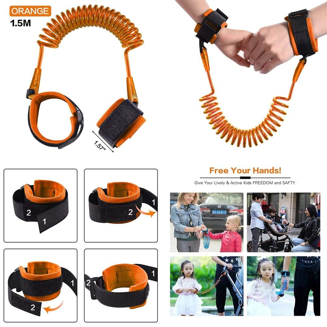Child Safety Anti Lost Hand Belt Harness Strap Wrist Link Traction Rope for New Year Gift for Kids
