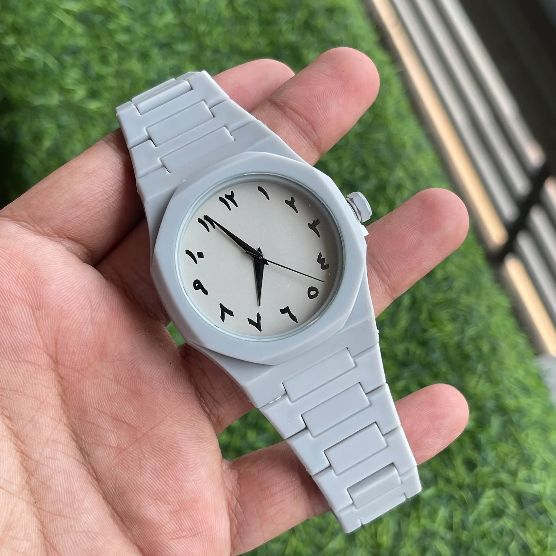 White Classic Arabic Aura Watch