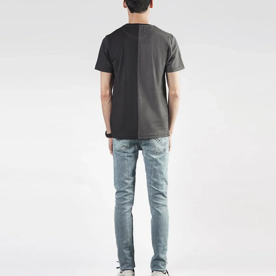 Black Charcoal Cut & Sew T-Shirt