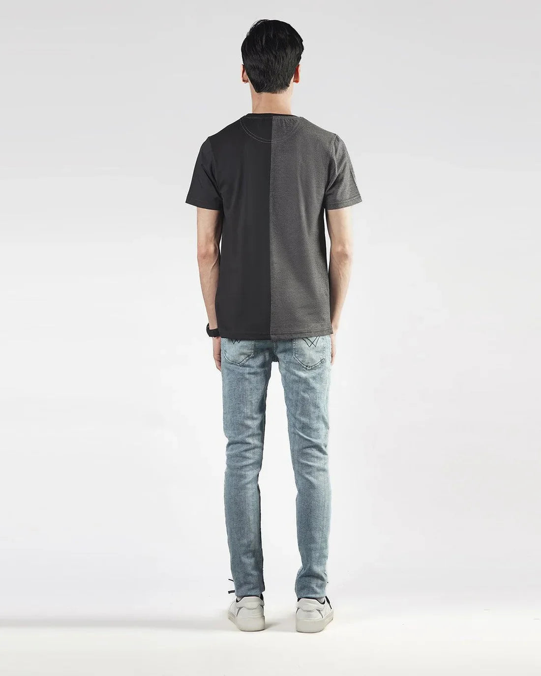 Black Charcoal Cut & Sew T-Shirt