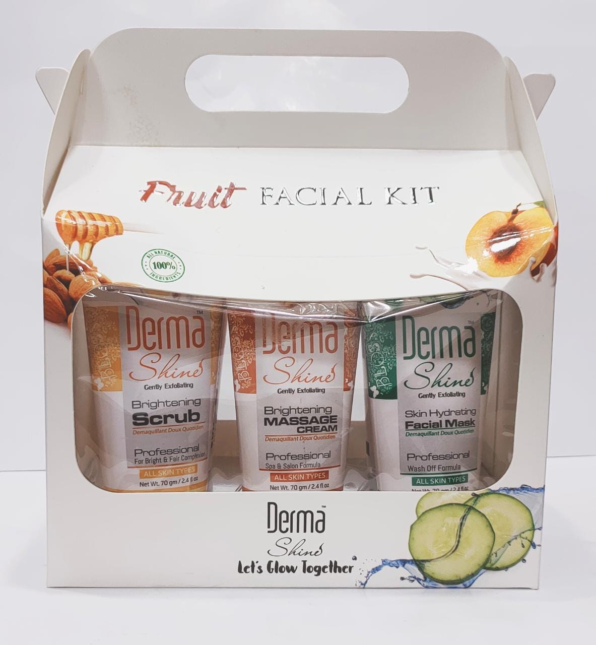 Derma Shine Fruit Facial Kit consists of 6 with Fruit Formula