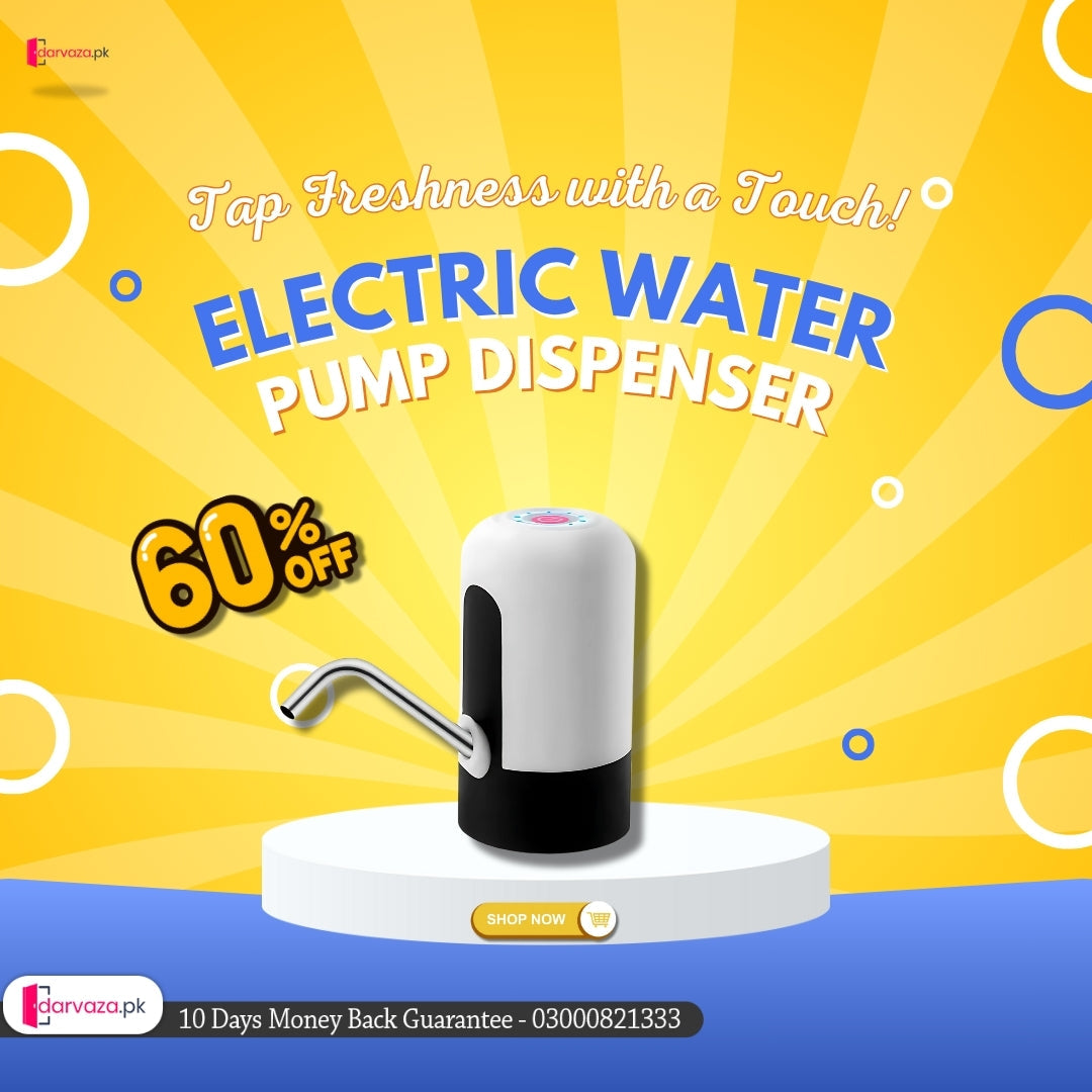 Electric Water Pump Dispenser with USB Auto Charging