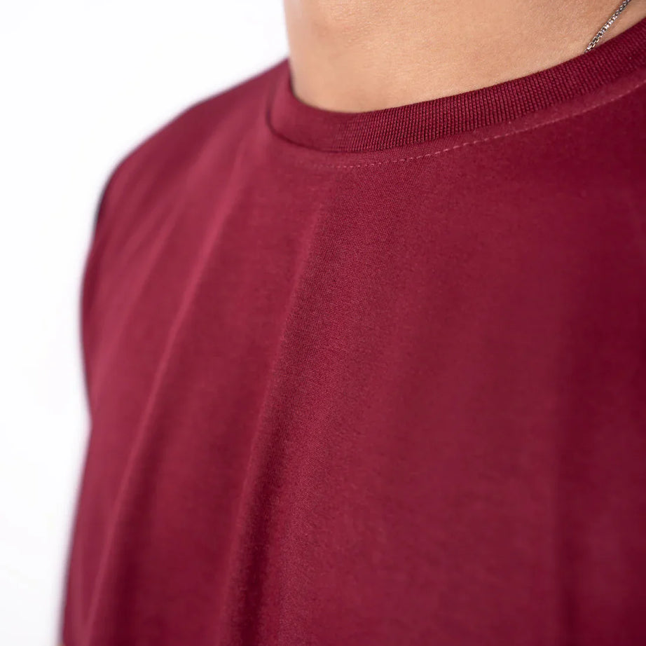 Maroon Basic T-Shirt
