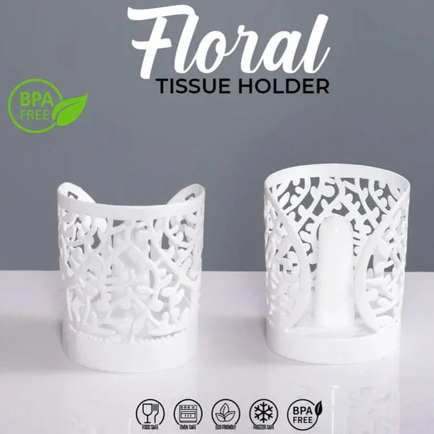 Floral Tissue Paper Holder