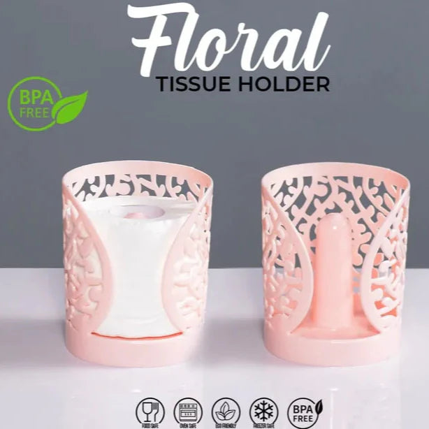 Floral Tissue Paper Holder