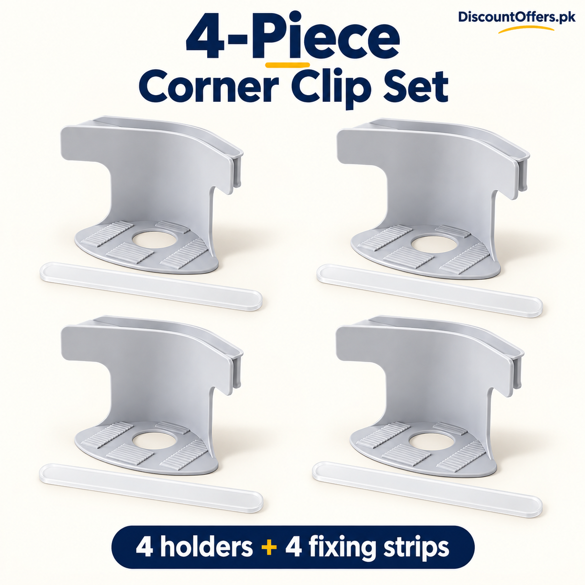 4 Pcs Bed Sheet Corner Clips