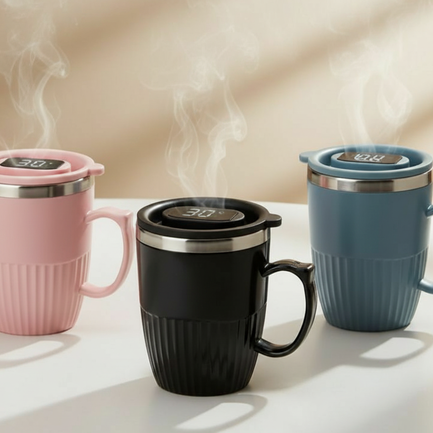 Hot n Cold LED Temperature Mug with Imported Stainless Steel