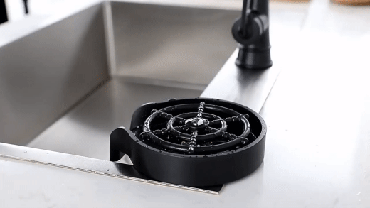 Automatic Cup Washer Kitchen Sink Glass Rinser Faucet Attachment Bottle Quick Flushing Device Water Saving Cleaner