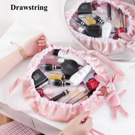 Women Drawstring Travel Cosmetic Makeup Storage Bag Organizer Pouch Portable Toiletry Necessaries Beauty Case for Women