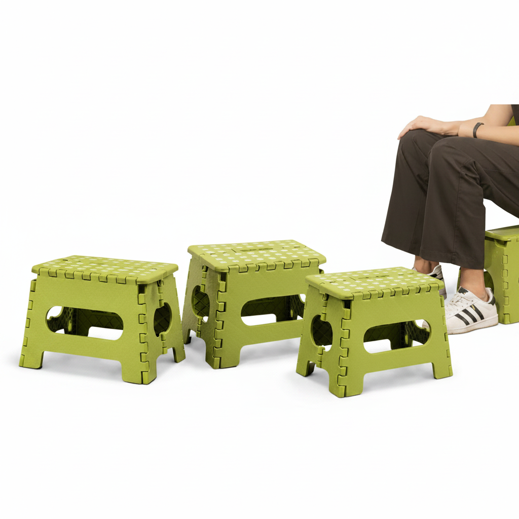 Buy 1 get 2 free Offer Lightweight Folding Step Stool 3 Pcs