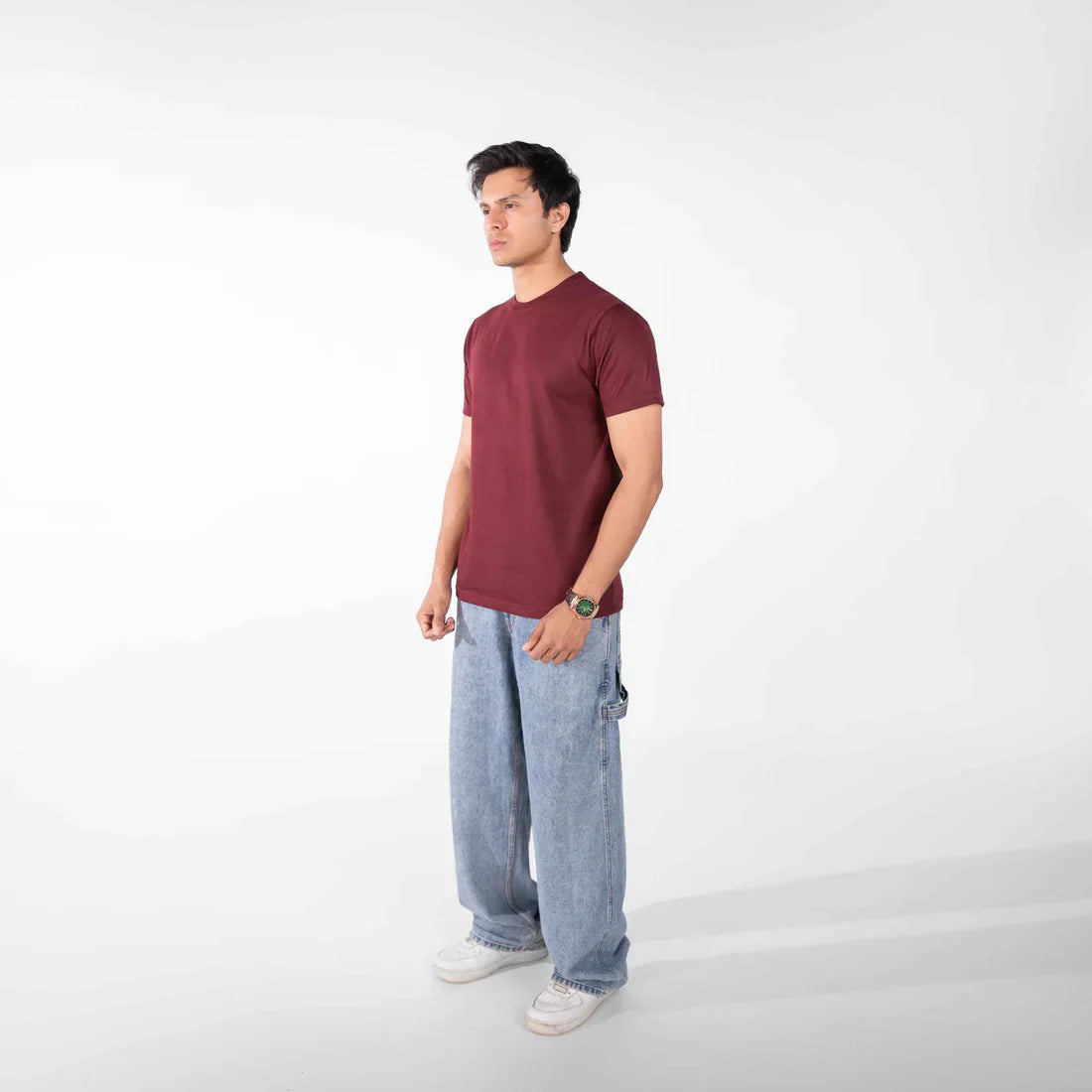 Maroon Basic T-Shirt