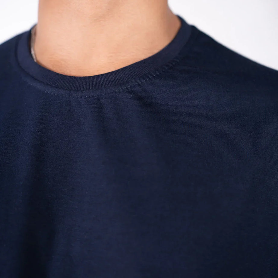 Navy Blue Basic T-Shirt