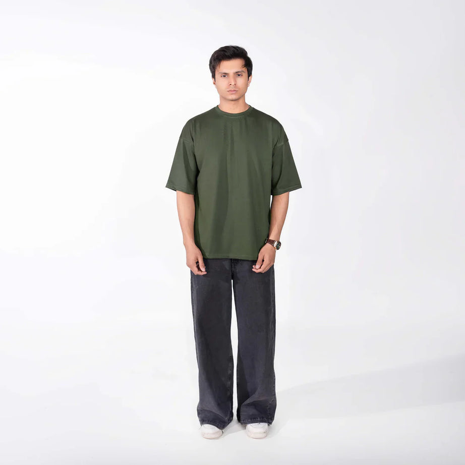 Oversize Olive T-Shirt